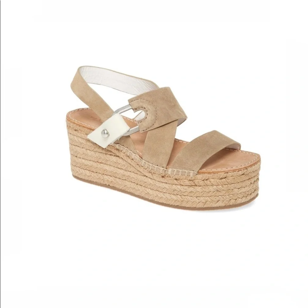 Rag and Bone August Espadrille - Leather Platform‎ Sandal